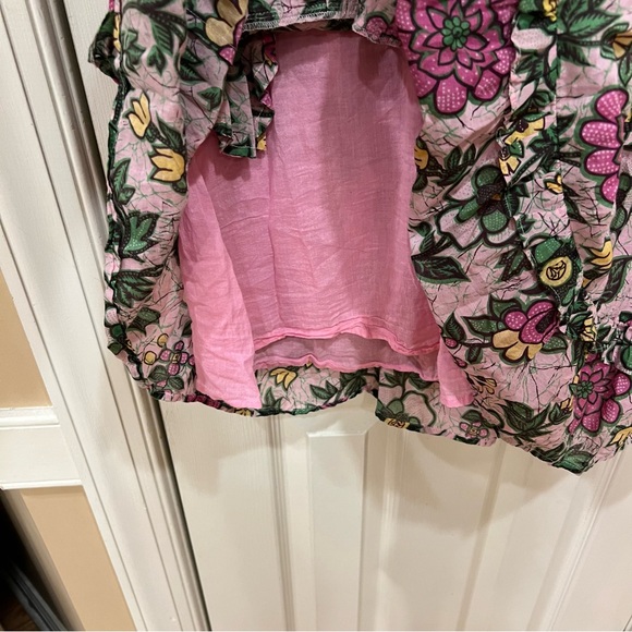 Banjanan Becca Dress Freyja Flower Lilac Sachet Print Women’s Medium - Picture 5 of 8